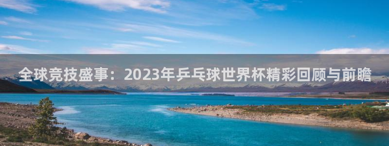 全球竞技盛事：2023年乒乓球世界杯精彩回顾与前瞻